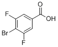structure of CAS# 651027-00-8, 4-溴-3,5-二氟苯甲酸