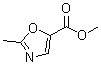 structure of CAS# 651059-70-0, Methyl 2-methyl-5-oxazolecarboxylate