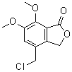 structure of CAS# 6518-91-8, 4-(氯甲基)袂康宁