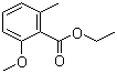 Ethyl 2-methoxy-6-methylbenzoate molecular structure (CAS 6520-83-8)