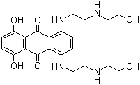 CAS # 65271-80-9, Mitoxantrone, 1,4-Dihydroxy-5,8-bis[2-(2-hydroxyethylamino)ethylamino]-anthracene-9,10-dione