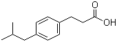 4-(2-Methylpropyl)benzenepropanoic acid molecular structure (CAS 65322-85-2)