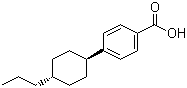 CAS # 65355-29-5, 4-(trans-4-Propylcyclohexyl)benzoic acid