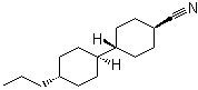 CAS # 65355-35-3, 4-Propyl-4'-cyano-trans-1,1'-bicyclohexane, trans,trans-4-(4'-Propylcyclohexyl)cyanocyclohexane, trans,trans-4-Cyano-4'-propyl-1,1'-bicyclohexyl, trans,trans-4-Propyl-4'-cyanocyclohexylcyclohexane