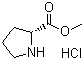 structure of CAS# 65365-28-8, D-脯氨酸甲酯盐酸盐