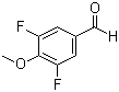 CAS # 654-11-5, 3,5-Difluoro-4-methoxybenzaldehyde
