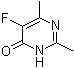 5-Fluoro-2,6-dimethyl-4(3H)-pyrimidinone molecular structure (CAS 654-41-1)