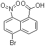 CAS # 65440-41-7, 5-Bromo-8-nitronaphthalene-1-carboxylic acid