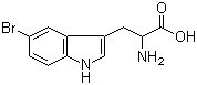CAS # 6548-09-0, 5-Bromotryptophan, 5-Bromo-DL-tryptophan