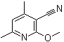 structure of CAS# 65515-39-1, 2-甲氧基-4,6-二甲基烟腈