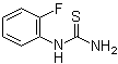 N-(2-Fluorophenyl)thiourea molecular structure (CAS 656-32-6)