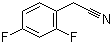structure of CAS# 656-35-9, 2,4-Difluorobenzyl cyanide