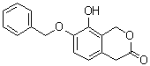 structure of CAS# 65615-22-7, 1,4-二氢-8-羟基-7-苄氧基-3H-2-苯并吡喃-3-酮