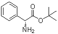 tert-Butyl (2R)-amino(phenyl)acetate molecular structure (CAS 65715-93-7)