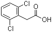 2,6-Dichlorophenylacetic acid molecular structure (CAS 6575-24-2)
