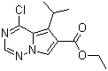 CAS # 658084-80-1, Ethyl 4-chloro-5-isopropylpyrrolo[2,1-f][1,2,4]triazine-6-carboxylate