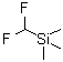 structure of CAS# 65864-64-4, 三甲基(二氟甲基)硅烷
