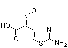structure of CAS# 65872-41-5, 2-(2-Aminothiazole-4-yl)-2-methoxyiminoacetic acid