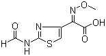 2-(2-Formamidothiazole-4-yl)-2-methoxyimino acetic acid  molecular structure (CAS 65872-43-7)
