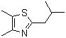 CAS # 65894-83-9, 4,5-Dimethyl-2-isobutyl-3-thiazoline, 2-(2'-Methyl-n-propyl)-4,5-dimethyl-D3-thiazoline, 4,5-Dimethyl-2-isobutyl-3-thiazoline
