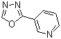 structure of CAS# 65943-95-5, 3-[1,3,4]Oxadiazol-2-ylpyridine