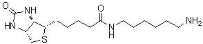 structure of CAS# 65953-56-2, (3aS,4S,6aR)-N-(6-氨基己基)六氢-2-氧代-1H-噻吩并[3,4-d]咪唑-4-戊酰胺