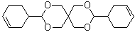 3,9-Di-3-cyclohexen-1-yl-2,4,8,10-tetraoxaspiro[5.5]undecane molecular structure (CAS 6600-31-3)