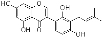 structure of CAS# 66056-19-7, 甘草异黄酮 A