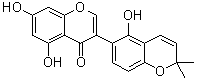 CAS # 66056-30-2, Licoisoflavone B, 5,7-Dihydroxy-3-(5-hydroxy-2,2-dimethyl-2H-1-benzopyran-6-yl)-4H-1-benzopyran-4-one