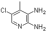 structure of CAS# 662117-20-6, 5-氯-4-甲基-2,3-吡啶二胺