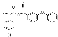 structure of CAS# 66230-04-4, S-氰戊菊酯