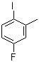 CAS # 66256-28-8, 5-Fluoro-2-iodotoluene, 2-Methyl-4-fluoroiodobenzene, 4-Fluoro-1-iodo-2-methylbenzene