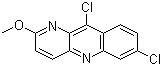 structure of CAS# 6626-40-0, 7,10-二氯-2-甲氧基苯并[b]-1,5-萘啶
