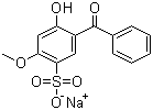 structure of CAS# 6628-37-1, 2-羟基-4-甲氧基二苯甲酮-5-磺酸钠
