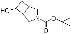 structure of CAS# 663172-78-9, tert-Butyl 6-hydroxy-3-azabicyclo[3.2.0]heptane-3-carboxylate