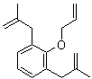 CAS # 6633-99-4, 1,3-Bis(2-methyl-2-propen-1-yl)-2-(2-propen-1-yloxy)benzene, NSC 51721