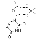 CAS # 66335-39-5, 5'-Deoxy-2',3'-O-isopropylidene-5-fluorouridine