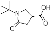 1-tert-Butyl-5-oxopyrrolidine-3-carboxylic acid molecular structure (CAS 66366-87-8)