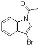 structure of CAS# 66417-73-0, 1-Acetyl-3-bromo-1H-indole
