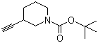 structure of CAS# 664362-16-7, 3-乙炔基哌啶-1-甲酸叔丁酯