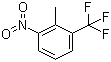 structure of CAS# 6656-49-1, 2-Methyl-3-nitrobenzotrifluoride