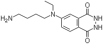 structure of CAS# 66612-29-1, N-(4-Aminobutyl)-N-ethylisoluminol