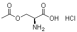 structure of CAS# 66638-22-0, O-乙酰基-L-丝氨酸盐酸盐