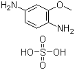 structure of CAS# 66671-82-7, 2,5-Diaminoanisole sulfate