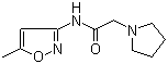 CAS # 666821-88-1, N-(5-Methyl-3-isoxazolyl)-1-pyrrolidineacetamide