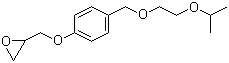 structure of CAS# 66722-57-4, [[4-[[2-(1-甲基乙氧基)乙氧基]甲基]苯氧基]甲基]环氧乙烷