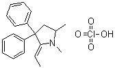 CAS # 66729-78-0, 2-Ethylidene-1,5-dimethyl-3,3-diphenylpyrrolidine perchlorate, (±)-1,5-Dimethyl-3,3-diphenyl-2-ethylidene pyrrolidine perchlorate