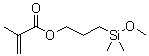 CAS # 66753-64-8, (Methacryloxypropyl)dimethylmethoxysilane, Dimethyl[(3-methacryloyloxy)propyl]methoxysilane, SIM 6486.5, TSL 8375