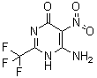 CAS 登录号：668-44-0, 6-氨基-5-硝基-2-(三氟甲基)-4(1H)-嘧啶酮