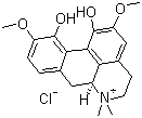 structure of CAS# 6681-18-1, 氯化木兰花碱
